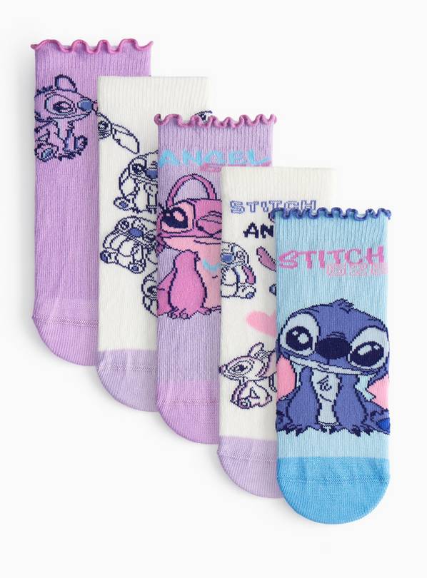 Disney Lilo & Stitch Socks 5 Pack 9-12